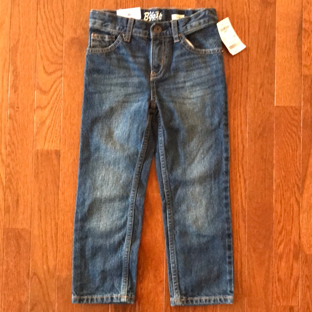 Boy OshKosh Straight Leg Jeans Size 4R - Picture 1 of 6